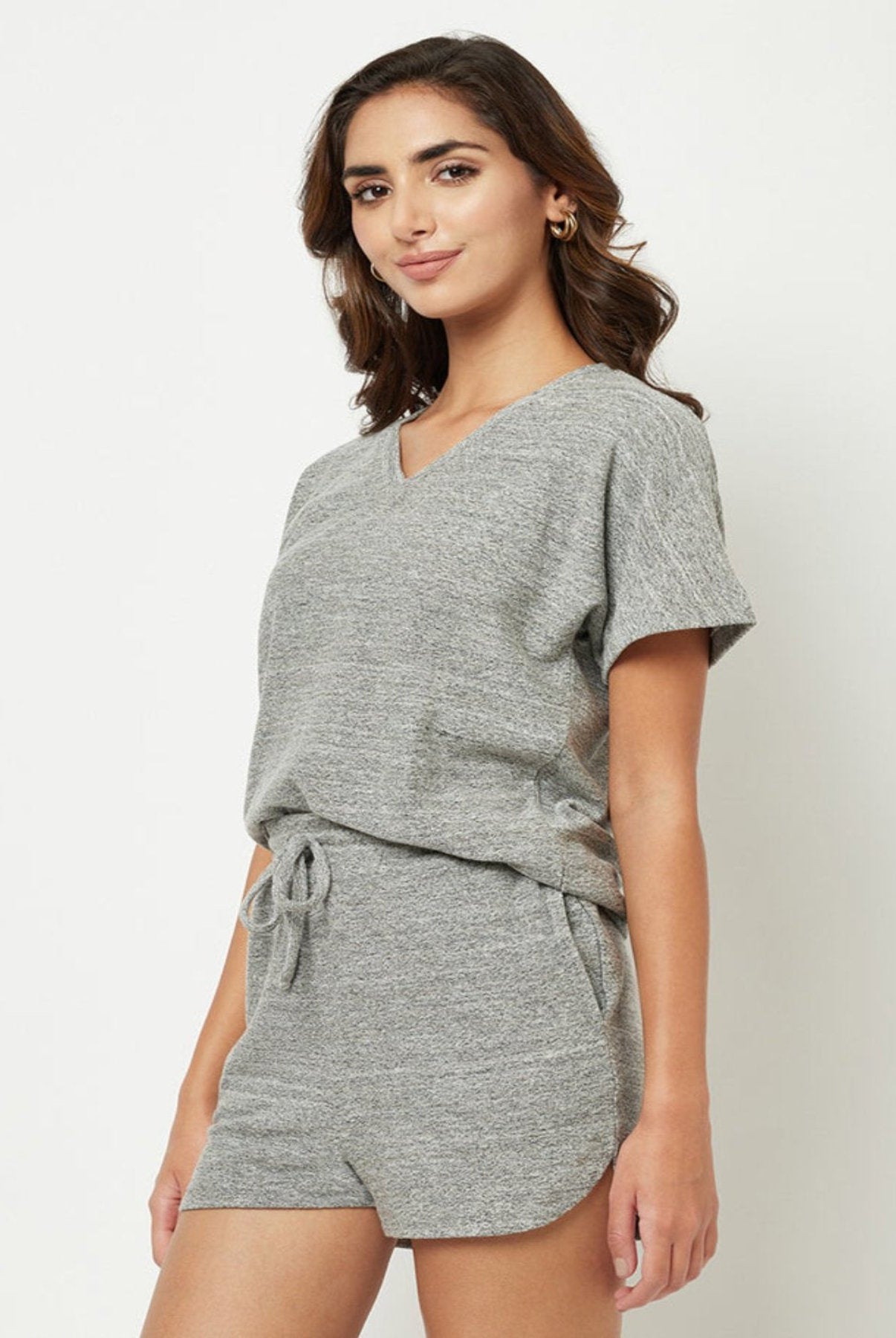 Light Grey Solid Loungewear