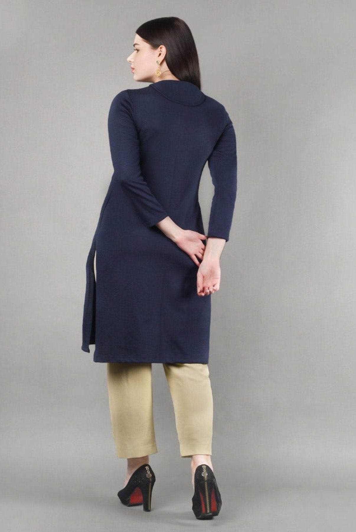 Yoke Embroidered Kurta