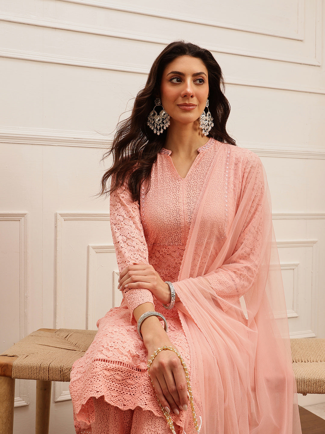 Mirror Emb 3 Piece Kurta Set
