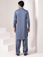 Muted Pathani Kurta Set