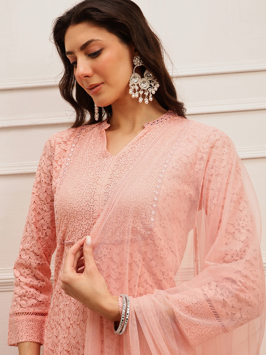 Mirror Emb 3 Piece Kurta Set