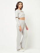 Light Grey Cut-out Co-ord Set