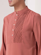 Rustic Rose Textured Kurta Set