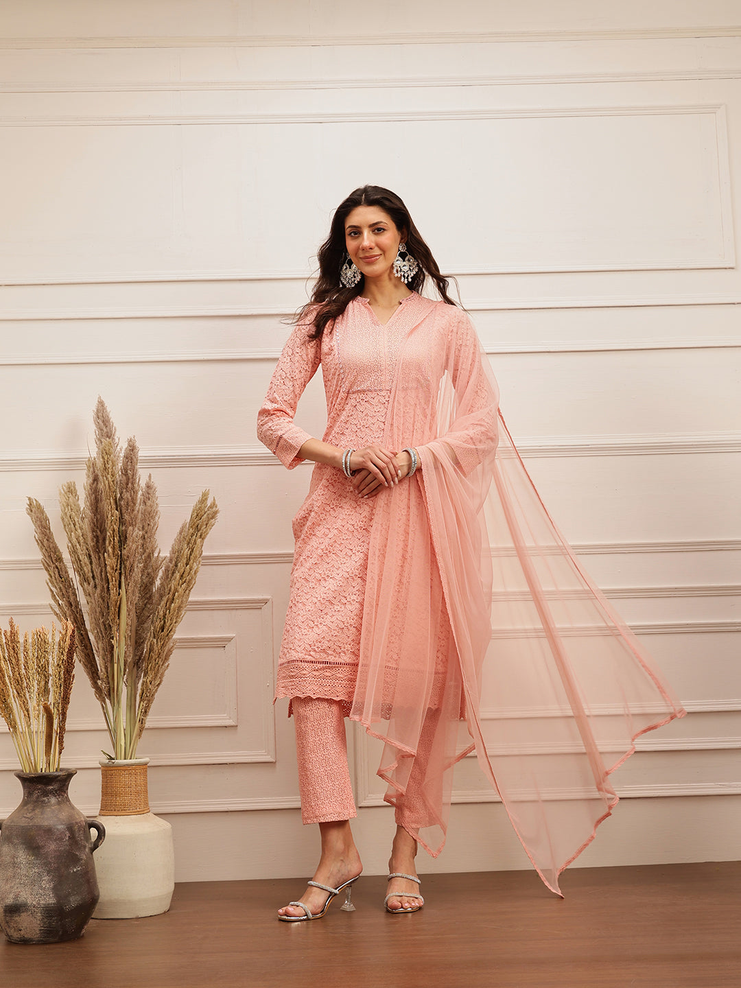 Mirror Emb 3 Piece Kurta Set