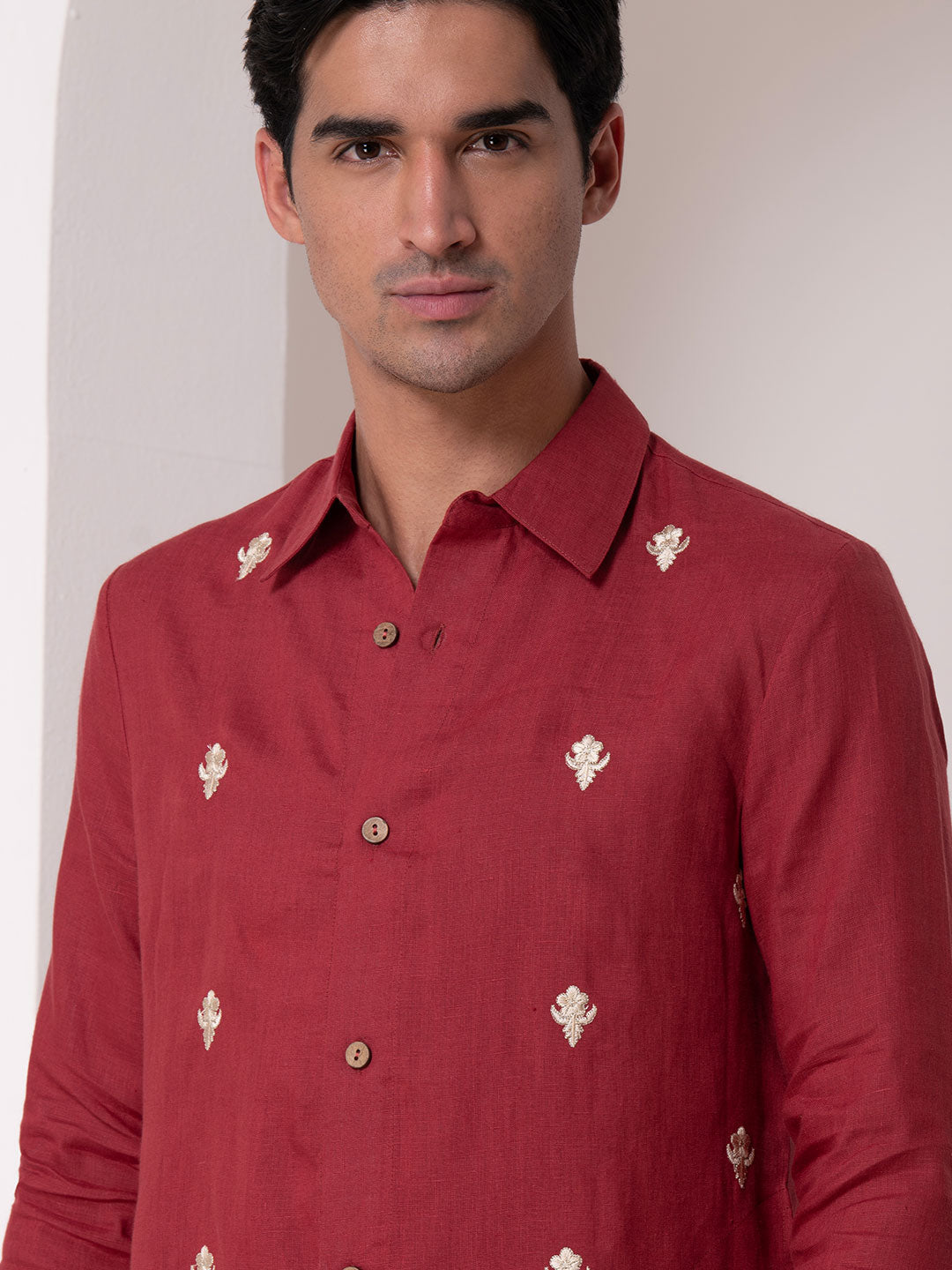 Majestic Pure Linen Kurta Set