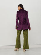 Velvet Elegance Power Suit