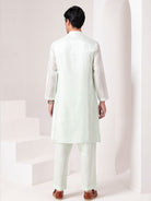 Mint Green Silk Kurta Set