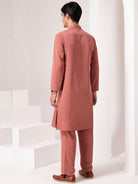 Rustic Rose Textured Kurta Set