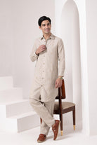 Majestic Pure Linen Kurta Set
