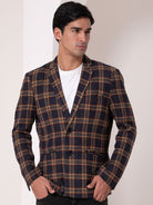 Heritage Navy Plaid Blazer