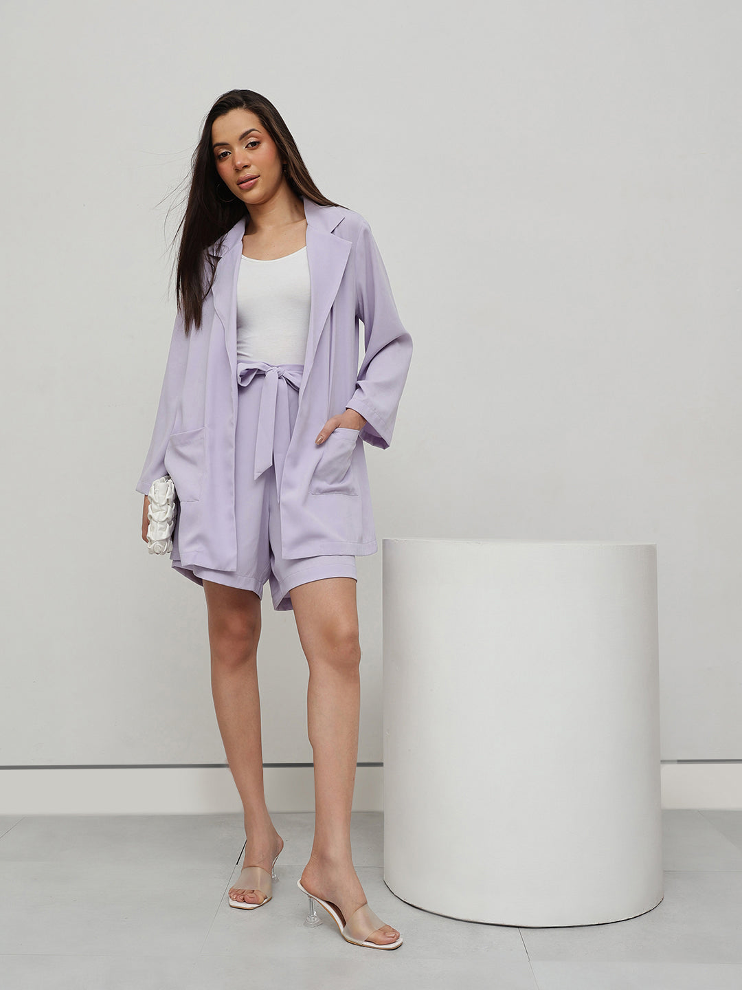 Frenchy Blazer-Shorts Co-ord