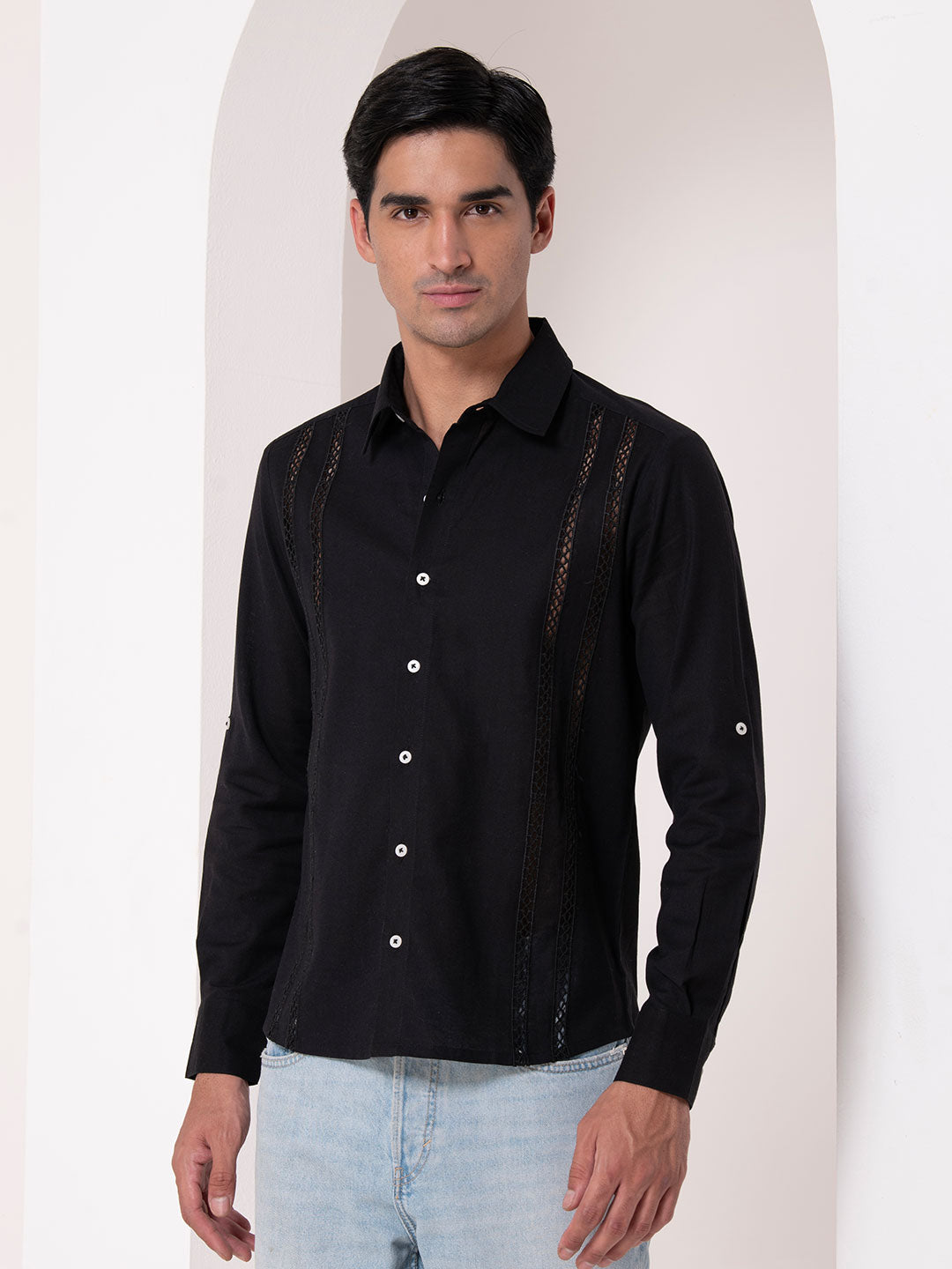 Noir Emb Premium Shirt