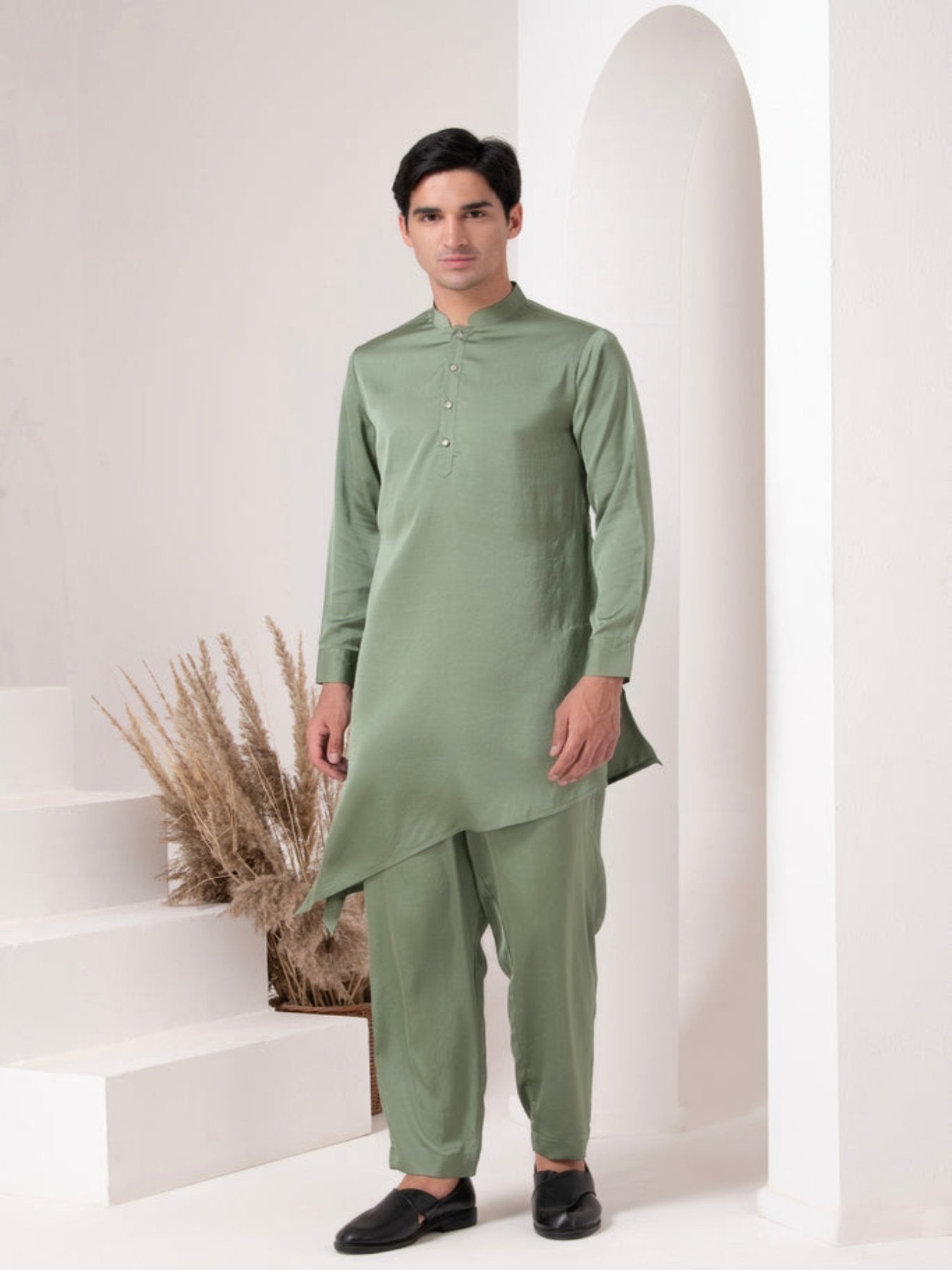 Terra Asymmetry Kurta Set