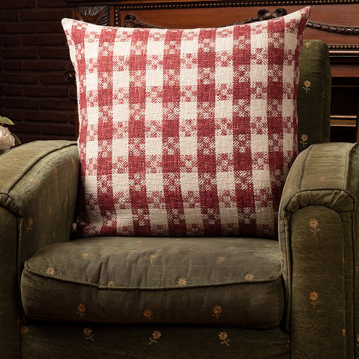 Cotton Yarn Dyed Check Sham (pack of 1 Piece)
