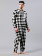 Black And White Check Print Loungewear
