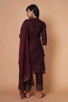 Wine Love Chanderi Kurta Set of 3